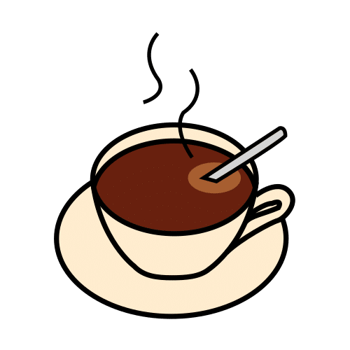 Pictograma ARASAAC de café