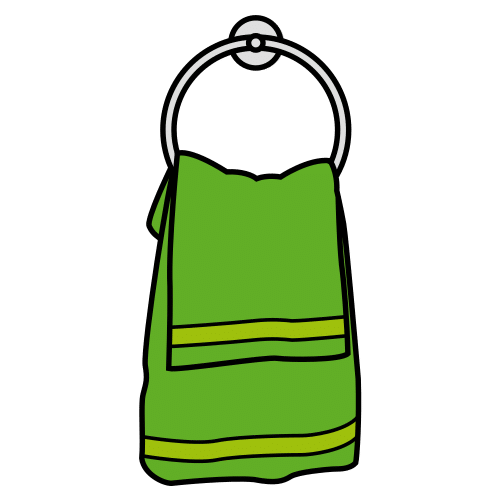Pictograma ARASAAC de toalha